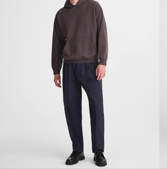 NWT Madewell Double Pleated Trousers in Wool Blend Size 35